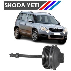 Resim OTOZET Skoda Yeti 1.6 - 2.0 Dizel Yağ Filtre Kapağı 2009 - 2016 