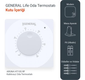 Resim General Life Aruna HT10S Rf Kablosuz Oda Termostatı 