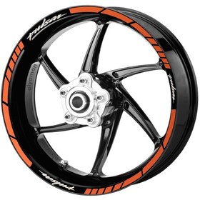 Resim Deeb Pulsar Jant Şeridi Turuncu Beyaz Model X N11.52863 