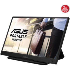 Resim Asus Zenscreen MB166C 15.6" 5ms, 60Hz, Full Hd, Usb-C, Düşük Mavi Işık, Freesync, IPS Panel, Taşınabilir USB Monitör 
