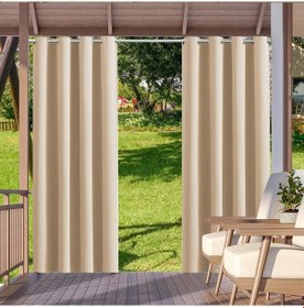 Resim Wezone "su Geçirmez Güneşlik Perde - Bahçe, Balkon Ve Teras İçin Dayanıklı Polyester" 