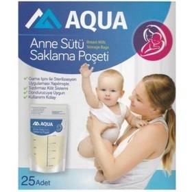 Resim AQUA Süt Saklama Poşedi - YOK / STANDART 