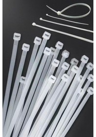 Resim Kablo Bağı 100 Adet Cırt Kelepçe-nylon66 4.8 X 200mm- Beyaz 