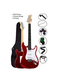 Resim Torres St-40rd Elektro Gitar Seti Kırmızı Stratocaster + Full Set Kılıf Kapo Askı Akort Pena - 8697014634176 