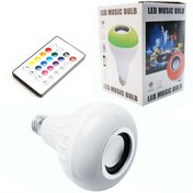 Resim GAMER ® Bluetooth Hoparlör Akıllı LED Ampul 13 Renkli 4 ktli Kumandalı 