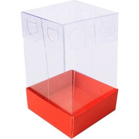 Resim Asetat Kutu Altı Karton 5X5X8 Cm 50 Adet Kırmızı N11.9249 