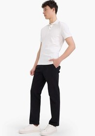 Resim DeFacto Regular Fit Normal Kesim Cepli Düz Paça Chino Pantolon 