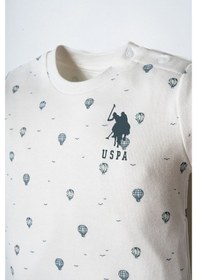 Resim U.s. Polo Assn. Erkek Bebek Beyaz Şort Takım Usb2855-c-v1 Beyaz 