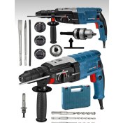 Resim Tekno Trust Japan 4500W Çelik Şanzuman Bakir Sargılı 2-28 Kırıcı Delici Hilti Matkap 5 Adet Uç 