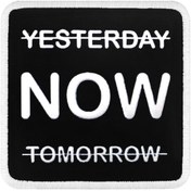 Resim BlackBörk V1 Yesterday Now Tomorrow Logolu Siyah-siyah Bench (PATCH) 