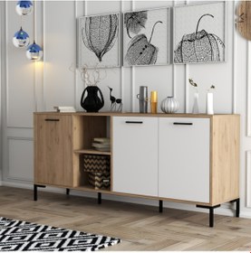 Resim 1634 AURORA METAL AYAKLI MODERN KONSOL 