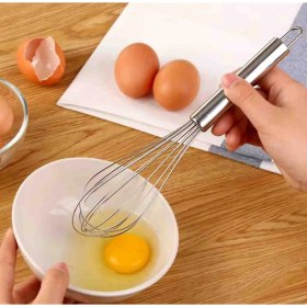 Resim Şirin Aksesuar Home Metal Saplı Çelik Çırpıcı 30CM 