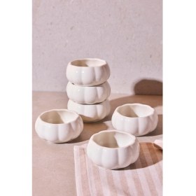 Resim Perotti Pumpkin 6'lı Çerezlik Sosluk Çok Amaçlı Ergonomik Tasarım Dekoratif Sosluk ve Kase 