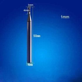 Resim 2Liyao 1mm Parmak Freze Kesme 4 Flüt Değirmen 1mm 1.5mm 2mm 2.5mm 3mm 4mm 5mm 6mm Alaşımlı Karbür Tungsten Çelik Freze Kesicisi Uç Değirmen Metal (Yurt Dışından) 