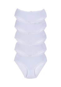 Resim New Lilla 015 Kız Çocuk Mix 5'li Külot Paketi V15- Beyaz 
