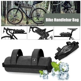 Resim Pazly Sahoo Alüminyum Folyo Isı Yalıtım Bisiklet Ön Şasi Çantası Gri 0.7 Lt Gri 