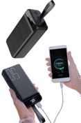 Resim HEPSİCEPTE 4 USB Girişli 50.000 mAh Powerbank LED Ekranlı Fenerli Kompakt ve Hafif 