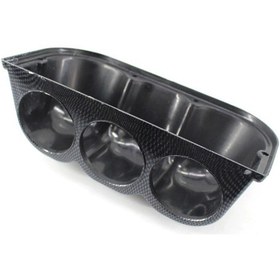 Resim Springsun 52mm 3 Gösterge Bağlantı Tutucu - Karbon Fiber Desenli, Sağlam Ve Dayanıklı 