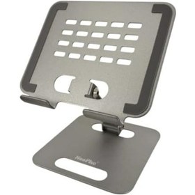 Resim Tablet Standı Katlanabilir Alüminyum Alaşımlı Yüksek Dayanıklı Malzeme Kaymaz Ayarlanabilir Çok Amaçlı Fonkiyonel İpad Uyumlu Stant Np-t1 