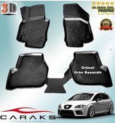 Resim Seat Leon 3D Paspas Havuzlu Hb 2006 - 2012 Arası Siyah N11.21948 