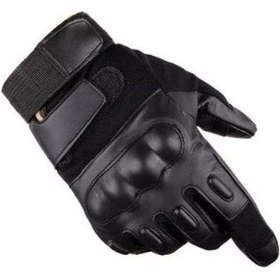 Resim Mufunye Motosiklet Sürüş Eldivenleri, Erkekler İçin Retro Dış Mekan Eldivenleri, Hafif Ve Dayanıklı, Siyah M Is321-cxc241115 