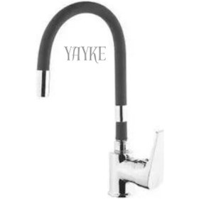 Resim Yayke Gri Renkli Oynar Başlıklı Musluk Batarya Başlığı Kobar 