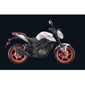 Resim QJ Motor TRX 12 BEYAZ-TURUNCU MOTOSİKLET 