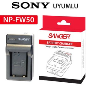 Resim Sanger Np Fw50 Sony Şarj Aleti Şarj Cihazı 