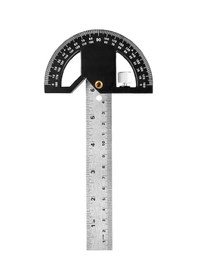 Resim Ulzyvf 2'li Ahşap Cetvel - Açı Ölçer & Düz Cetvel, Zıvana Fonksiyonlu 