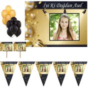 Resim Yetişkin Doğum Günü Süsleri Ve Parti Seti Fotoğraflı Kişiye Özel +3 
