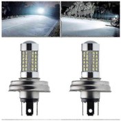 Resim P45t R2 Led Far Uzun/kısa Far Motosiklet Scooter 10-30v. 
