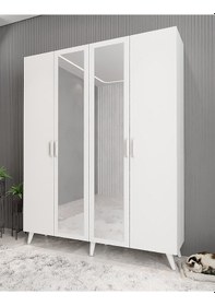 Resim Açelya Portmanto Vestiyer Ayakkabılık Beyaz - Ücretsiz Kurulum M2 