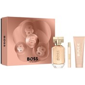 Resim Hugo Boss The Scent For Her Edp 100 Ml + Body Lotion 75 Ml + Edp 10 Ml 
