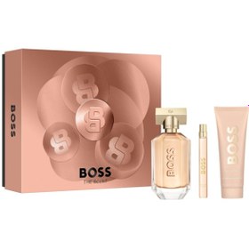 Resim Hugo Boss The Scent For Her Edp 100 Ml + Body Lotion 75 Ml + Edp 10 Ml 