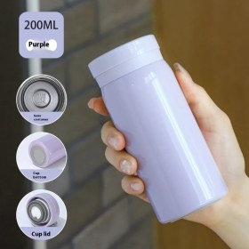 Resim Acker Paslanmaz Çelik Yalıtımlı Kupa Mini Cep Kupa Akıllı Ekran Kupa (Yurt Dışından) 