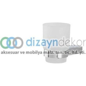 Resim Parlak Krom Bilbao Lüks Diş Fırçalık 