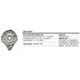 Resim Diot Taraf Kapagi Mando Accent Blue Kia 90A 504634507 