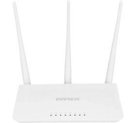 Resim Everest EWR-F303, 3port, 1 Wan, 300MBPS, 2.4ghz Wifi, Masaüstü, Megabit, Wısp, Repeater, Router, Access Point 