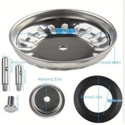 Resim Globalbloom 80mm Çelik Lavabo Filtresi Paslanmaz Korozyon Dayanıklı 