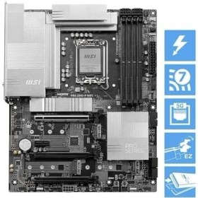 Resim Ohbe Express Msı Pro Z890-P Wıfı Soket 1851 Ddr5 9200MHZ(OC) USB 20GBPS 4xm.2 1xtb4 HDMI Dısplay 5g Lan Wıfı 7 Atx 