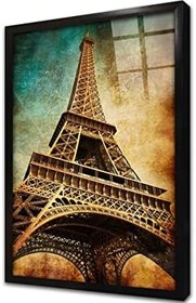 Resim Fransa Eyfel Kulesi Çerçeveli Cam Tablo 20x30 cm CA18046 