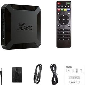 Resim TVBOX 4K60 Android 10 HEVC H.265 Kodlama 2+16G Kablolu Bağlantı Uzaktan Kumanda TVBOX DLNA/MIRACAST/AIRPLAY'i Destekler - Ev Eğlence Deneyiminizi işt Siyah AB Fişi 