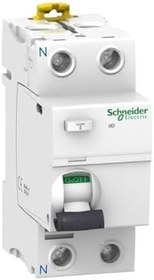 Resim Schneider Electric A9R44263, 63 Amper, 300mA, AC Tip, Monofaze, Kaçak Akım Koruma Rölesi, 2 Kutuplu (1 Faz+Nötr) 