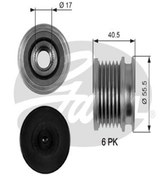 Resim GATES Oap7060 Alternator Kasnagi (MERCEDES OM611.612.613-OM646.647.648-OM651 6111550215 (WF652968) 