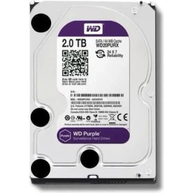 Resim Wd Purple 2 Tb 3.5" 5400 Rpm Sata 3 WD20PURX Güvenlik Harddisk 