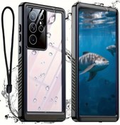 Resim Cloudstore Galaxy Uyumlu S24 Fe İçin Su Geçirmez Ip68 Snorkel Kiti 360 Derece Yüzme Ve Fotoğrafçılık 