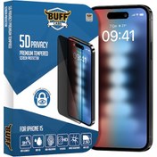 Resim Buff Iphone Uyumlu 15 5d Privacy Ekran Koruyucu 