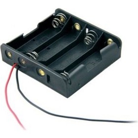 Resim 4'Lü Aa Pil Yuvası 