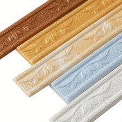 Resim Duvar montajı için 2.3m 3D köpük bant, su geçirmez, düz taban, kendinden yapışkanlı, köşe, bel çizgisi, duvar kağıdı, duvar çıkartmaları, kenar süsleme, ev dekorasyonu. 