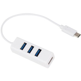 Resim Type c to Usb 2.0 Çevirici 4 Port çevirici adaptör 